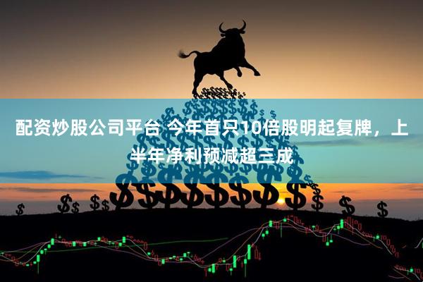 配资炒股公司平台 今年首只10倍股明起复牌，上半年净利预减超三成